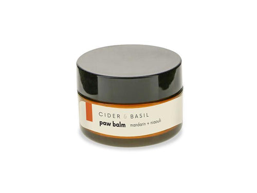 Dog Paw Balm - Cold Pressed Mandarin & Niaouli Essential Oils-Dog Paw Balm-Cider and Basil