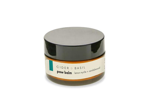Dog Paw Balm - Native Lemon Myrtle & Sandalwood Essential Oils-Dog Paw Balm-Cider and Basil